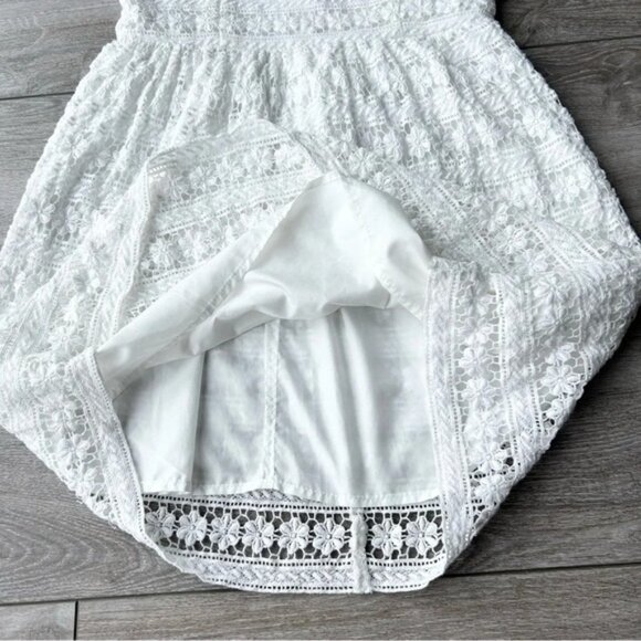 BB Dakota Andree White Lace Dress - Picture 11 of 15